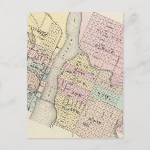 Carte Postale Ville de Ft Howard, ville de Green Bay