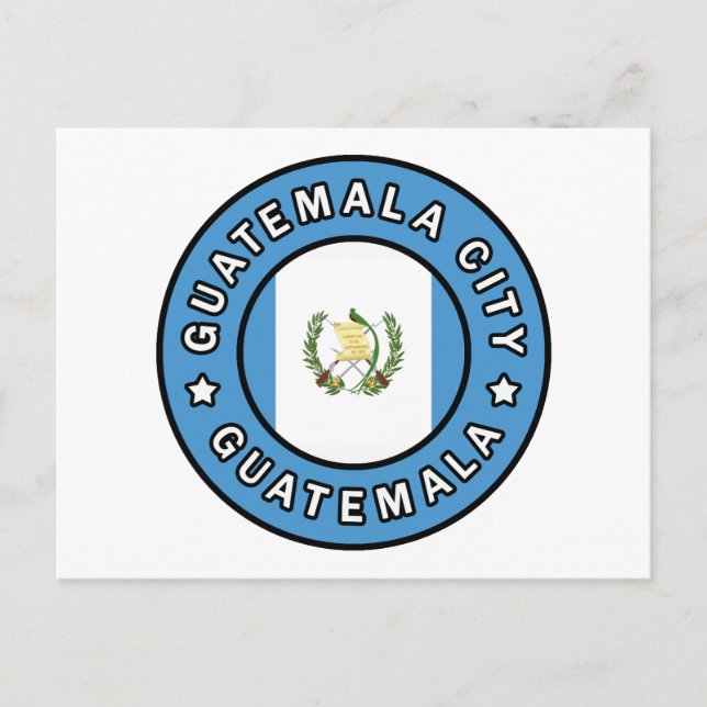 Carte Postale Ville de Guatemala Guatemala (Devant)