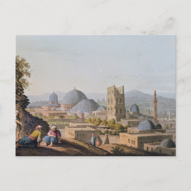 Carte Postale Ville de Jérusalem, 1812 (Devant)