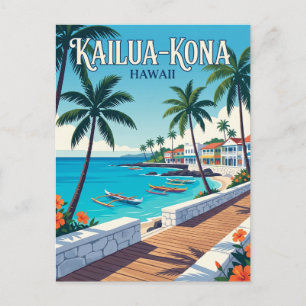 Carte Postale Ville de Kailua-Kona Hawaï
