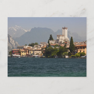 Carte Postale Ville de Lakeside, Malcesine, Province de Vérone, 