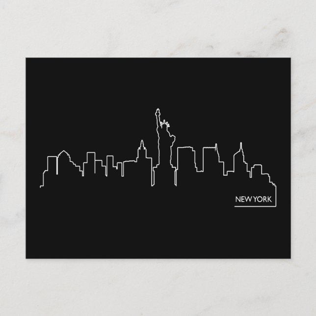 Carte Postale Ville de New York (Devant)