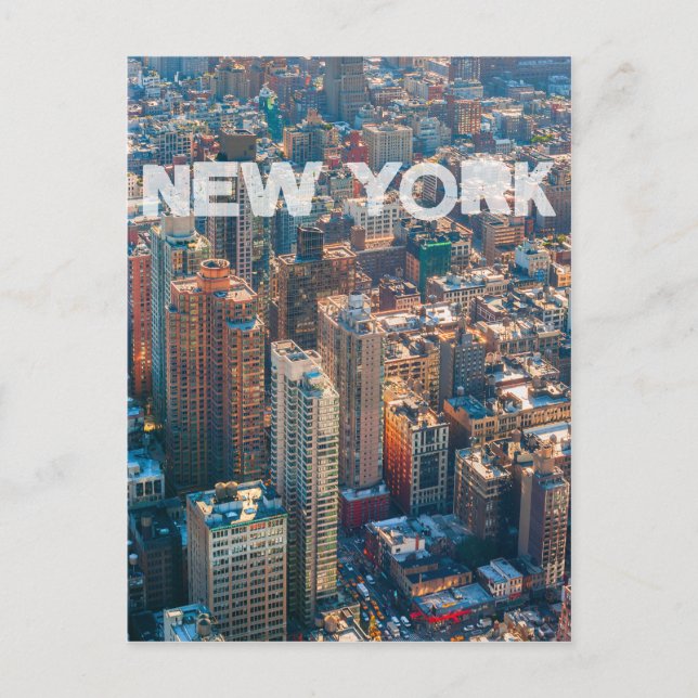 Carte Postale ville de new york (Devant)
