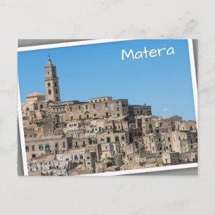 Carte Postale Ville de Sassi di Matera en Italie