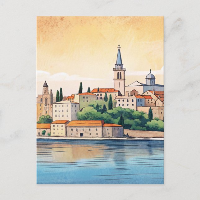 Carte Postale Ville de Split Croatie (Devant)