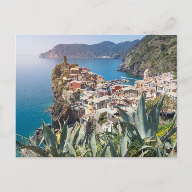 Carte Postale Ville de Vernazza dans les Cinque Terre (Devant)