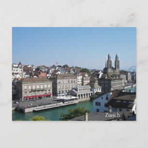 Carte Postale Ville de Zurich