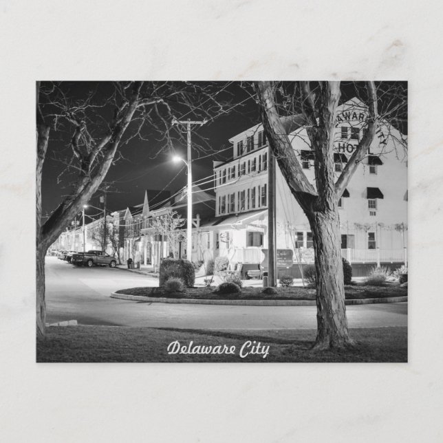 Carte Postale Ville du Delaware. (Devant)