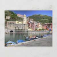 Ville en pente de Vernazza, Cinque Terre, Ligurie