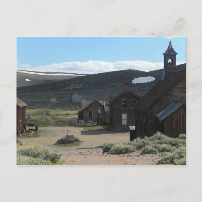 Carte Postale ville fantôme de Bodie (Devant)