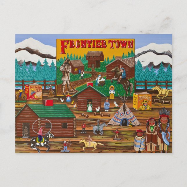 Carte Postale Ville Frontière (Devant)