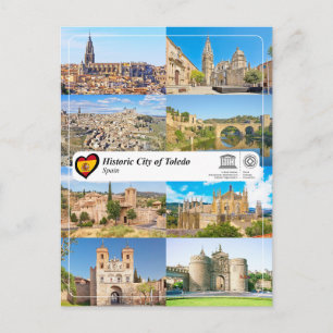 Carte Postale Ville historique de Tolède de l'UNESCO