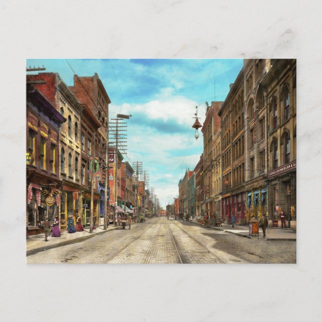 Carte Postale Ville - Knoxville TN - rue gaie 1903 (Devant)