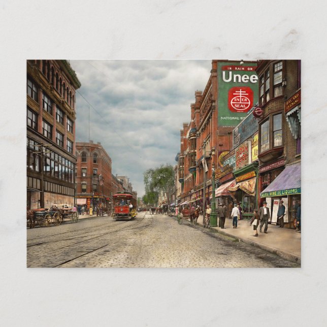 Carte Postale Ville - Lowell MA - Une bonne société de barrage 1 (Devant)