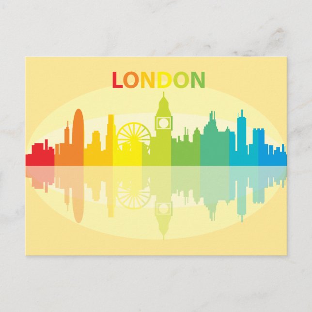 Carte Postale Ville Skyline | Londres, Angleterre (Devant)