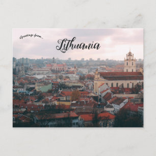 Carte Postale Vilnius Lituanie