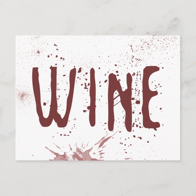 Carte Postale Vin (Devant)