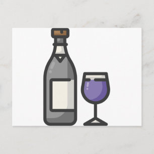 Carte Postale vin