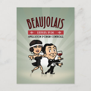 Carte Postale Vin Beaujolais