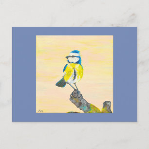 Carte Postale Vin bleu