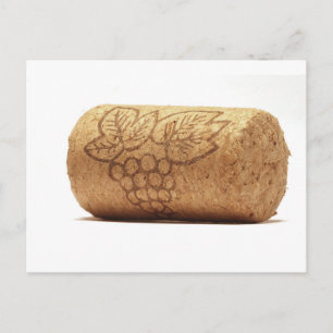 Carte Postale Vin Cork