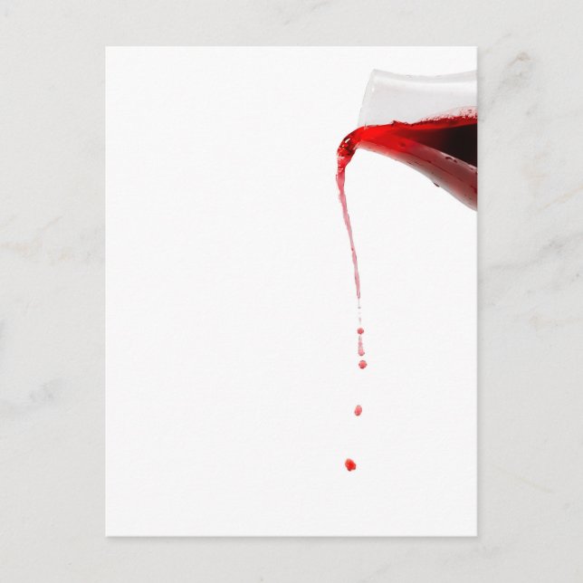 Carte Postale Vin croustillant. (Devant)