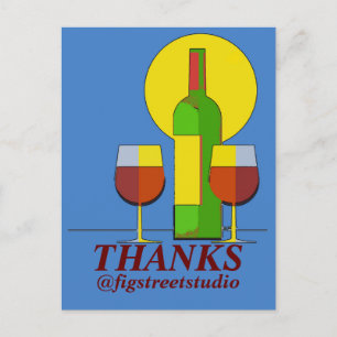 Carte Postale Vin, modifier le texte