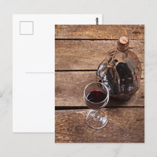Carte Postale vin rouge