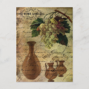 Carte Postale Vin Spiritueux