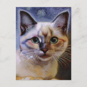 Carte postale Vincent Cat Gogh