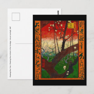 Carte Postale Vincent van Gogh - Arbre à prune floraison
