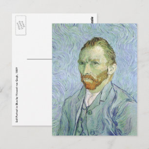 Carte Postale Vincent van Gogh - Autoportrait de Van Gogh en ble