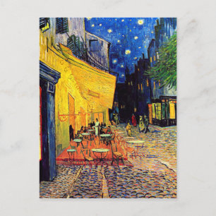 Carte Postale Vincent Van Gogh - Café Terrasse En Nuit Art