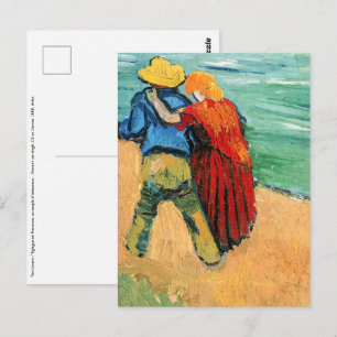Carte Postale Vincent van Gogh - Deux amoureux