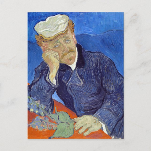 Carte Postale Vincent van Gogh Dr Paul Gachet (Devant)