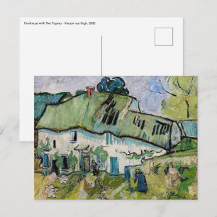 Carte Postale Vincent van Gogh - Ferme à deux chiffres