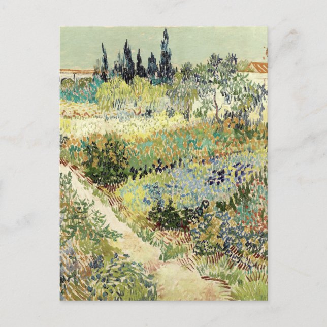 Carte Postale Vincent Van Gogh Garden (Devant)