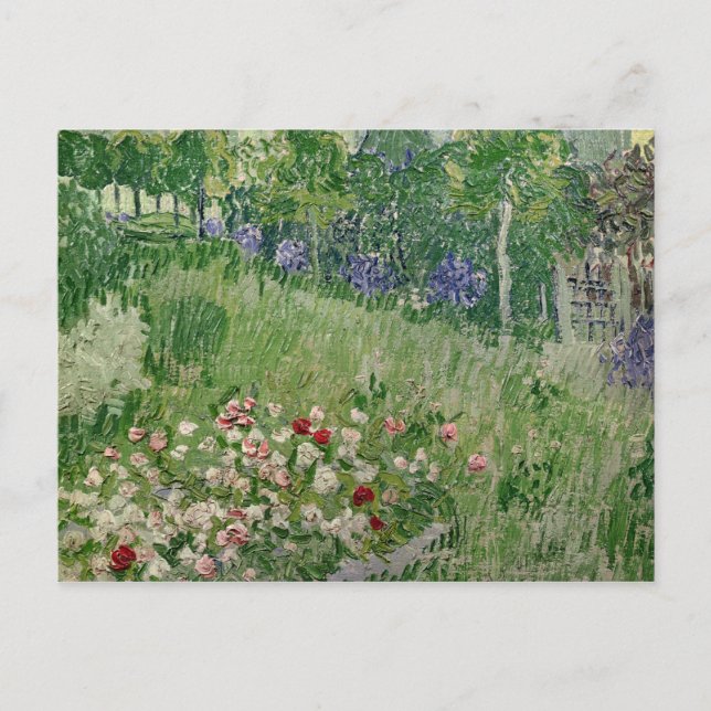 Carte Postale Vincent van Gogh | Jardin de Daubigny, 1890 (Devant)