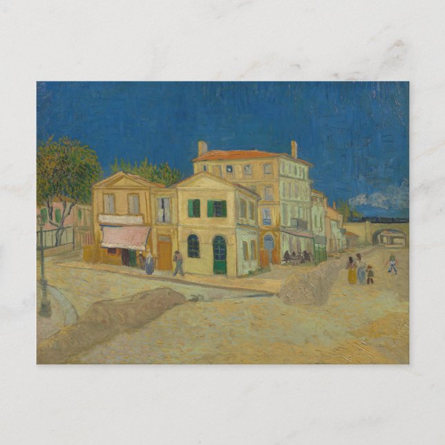 Carte Postale VINCENT VAN GOGH - La maison jaune 1888 (Devant)
