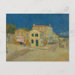 Carte Postale Vincent Van Gogh, La Maison Jaune, La Rue