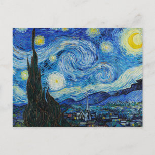 Carte Postale Vincent Van Gogh La Nuit étoilée