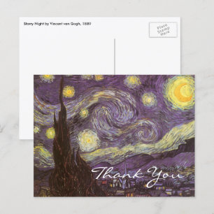 Carte Postale Vincent van Gogh - La Nuit étoilée