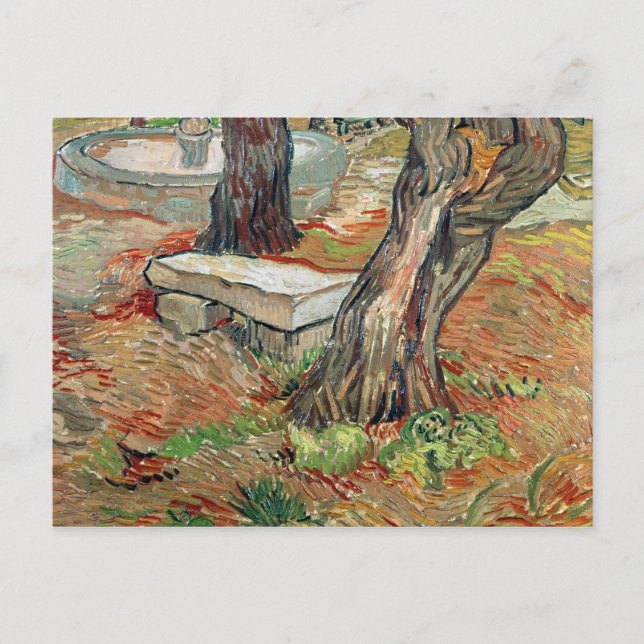 Carte Postale Vincent van Gogh | Le Banc de Saint-Rémy (Devant)