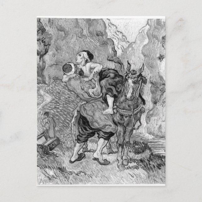 Carte Postale Vincent van Gogh | Le bon samaritain (Devant)