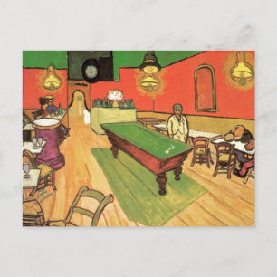 Carte Postale Vincent Van Gogh - Le Café de nuit à Arles