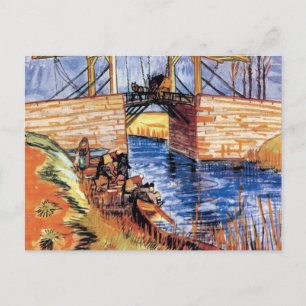 Carte Postale Vincent Van Gogh - Le Pont de Langlois à Arles