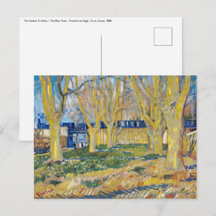 Carte Postale Vincent van Gogh - Le Train Bleu