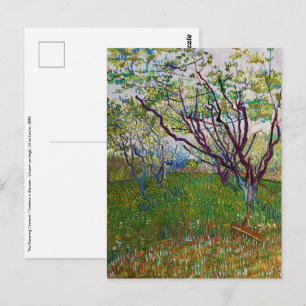 Carte Postale Vincent van Gogh - Le verger en fleurs