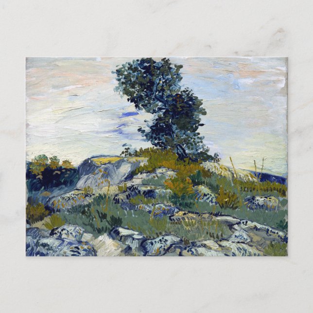 Carte Postale Vincent van Gogh Les Rochers (Devant)