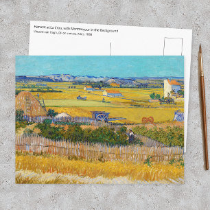 Carte Postale Vincent van Gogh - Moisson à La Crau